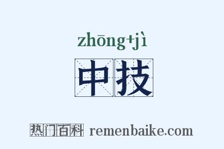 中技是什么意思的图片